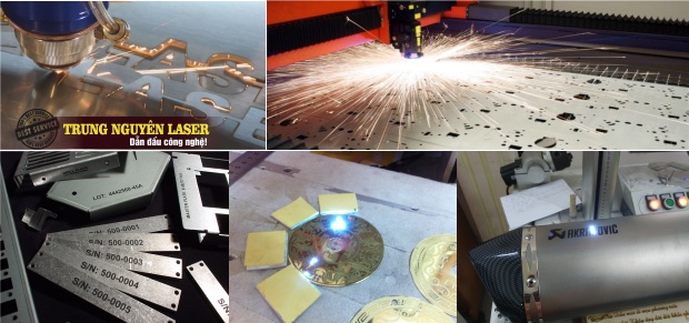 Cắt Kim Loại, Khắc Kim loại, Gia công laser trên kim loại tại Trung Nguyên Laser Địa chỉ Gia Công Cắt khắc trên kim loại tại Trung Nguyên Laze uy tín