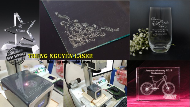 Khắc chữ khắc tên, khắc logo lên quà tặng thủy tinh, gốm sứ, pha lê