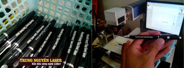 Khắc bút gỗ, Viết Gỗ, khắc hộp bút gỗ bằng máy laser tại Tphcm và Hà Nội