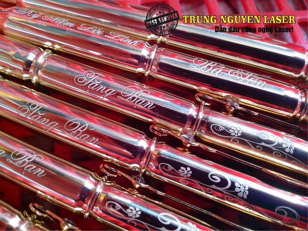Khắc bút vỏ đạn bằng laser tại Hà Nội và Sài Gòn Tp Hồ Chí Minh
